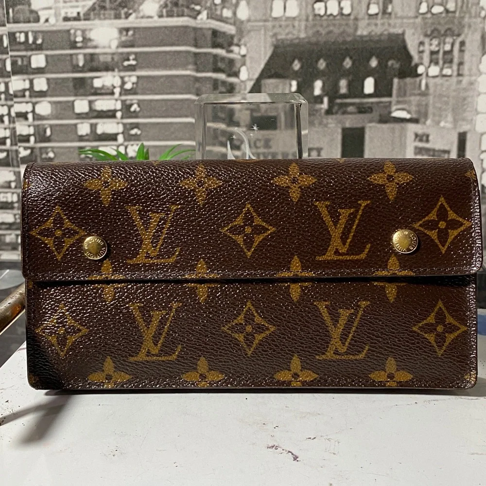 Authentic Louis Vuitton Monogram Portefeuille Acordion Long Wallet - Picture 6 of 16